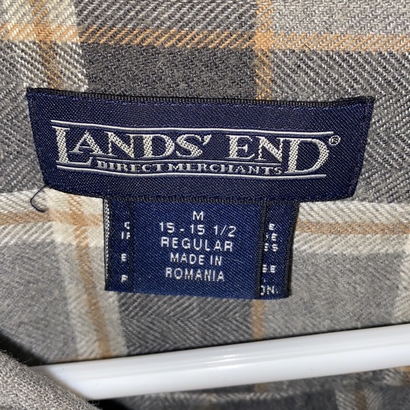 Men’s Medium Land’s End Flannel - Picture 6 of 7